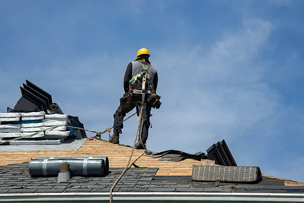 Professional Roof Replacement technician working in Verbank, NY